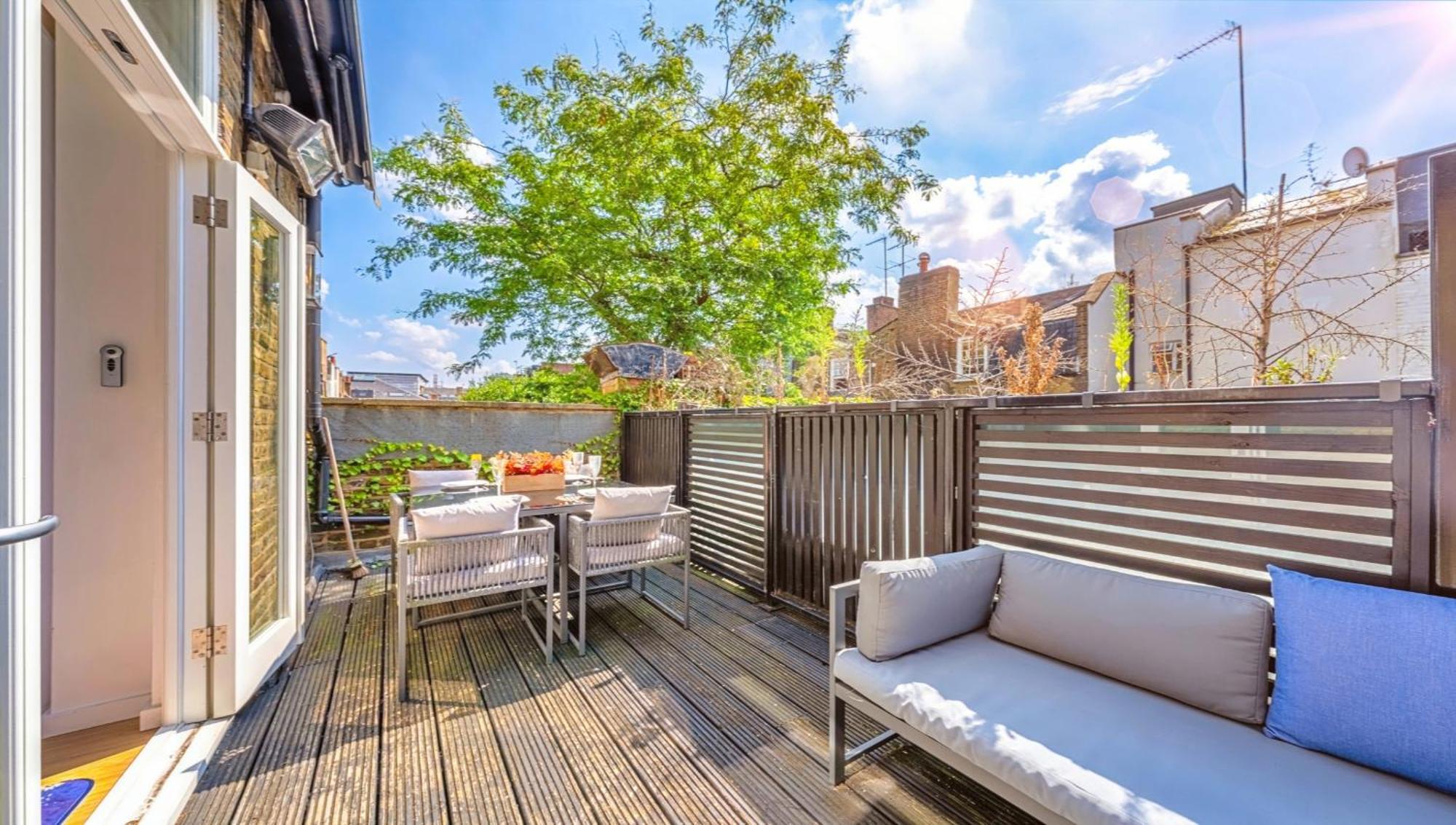 Designer Victorian Flat With Huge Terrace Appartement Londen