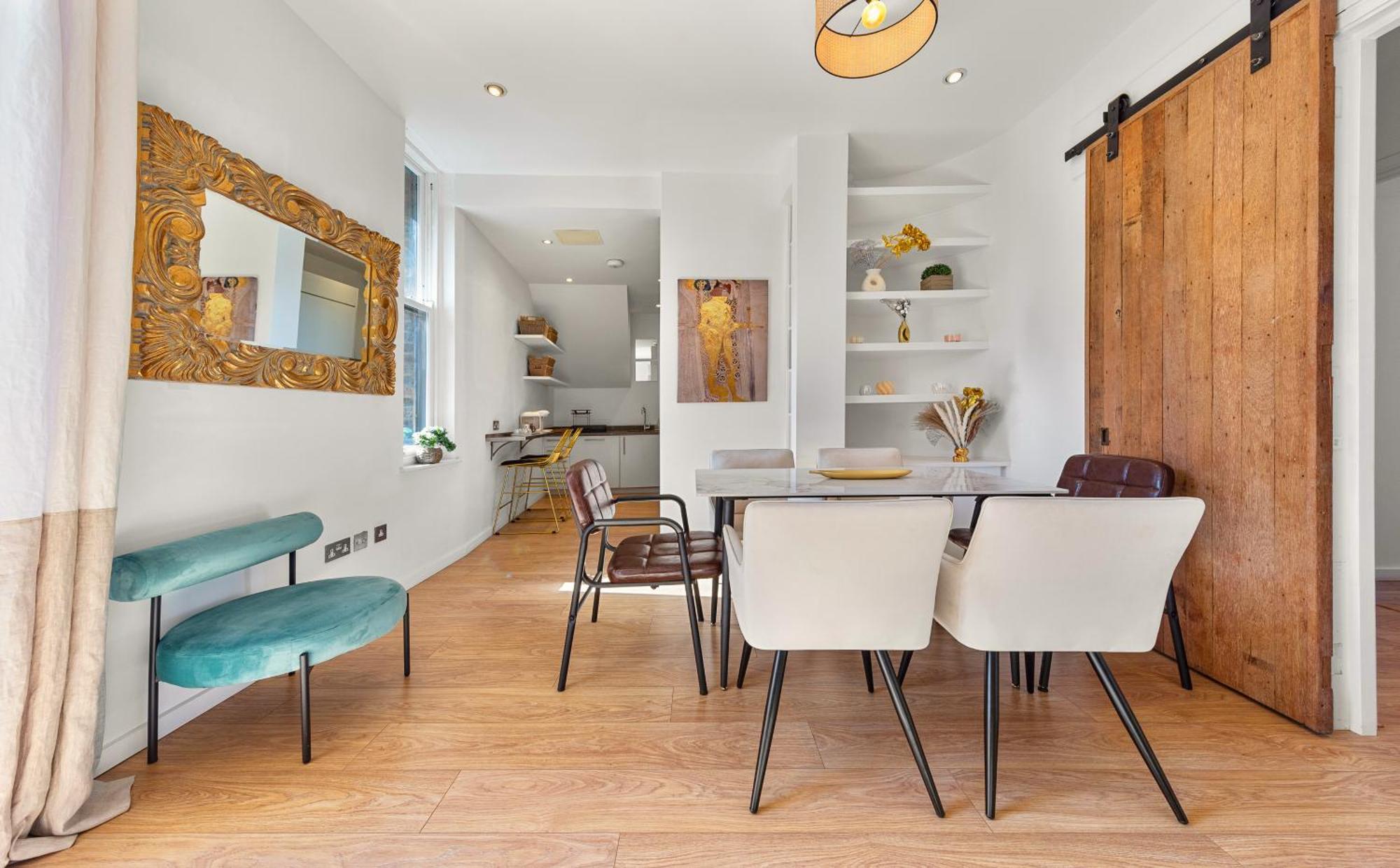 Designer Victorian Flat With Huge Terrace Appartement